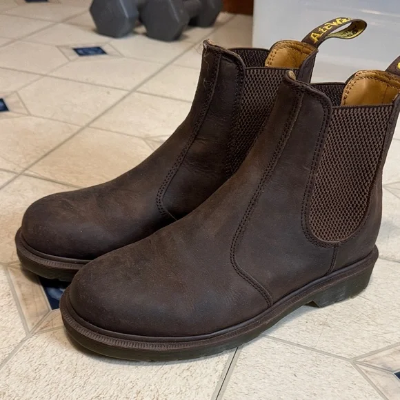 Dr. Martens Dark Brown Chelsea Boots - Picture 2 of 4